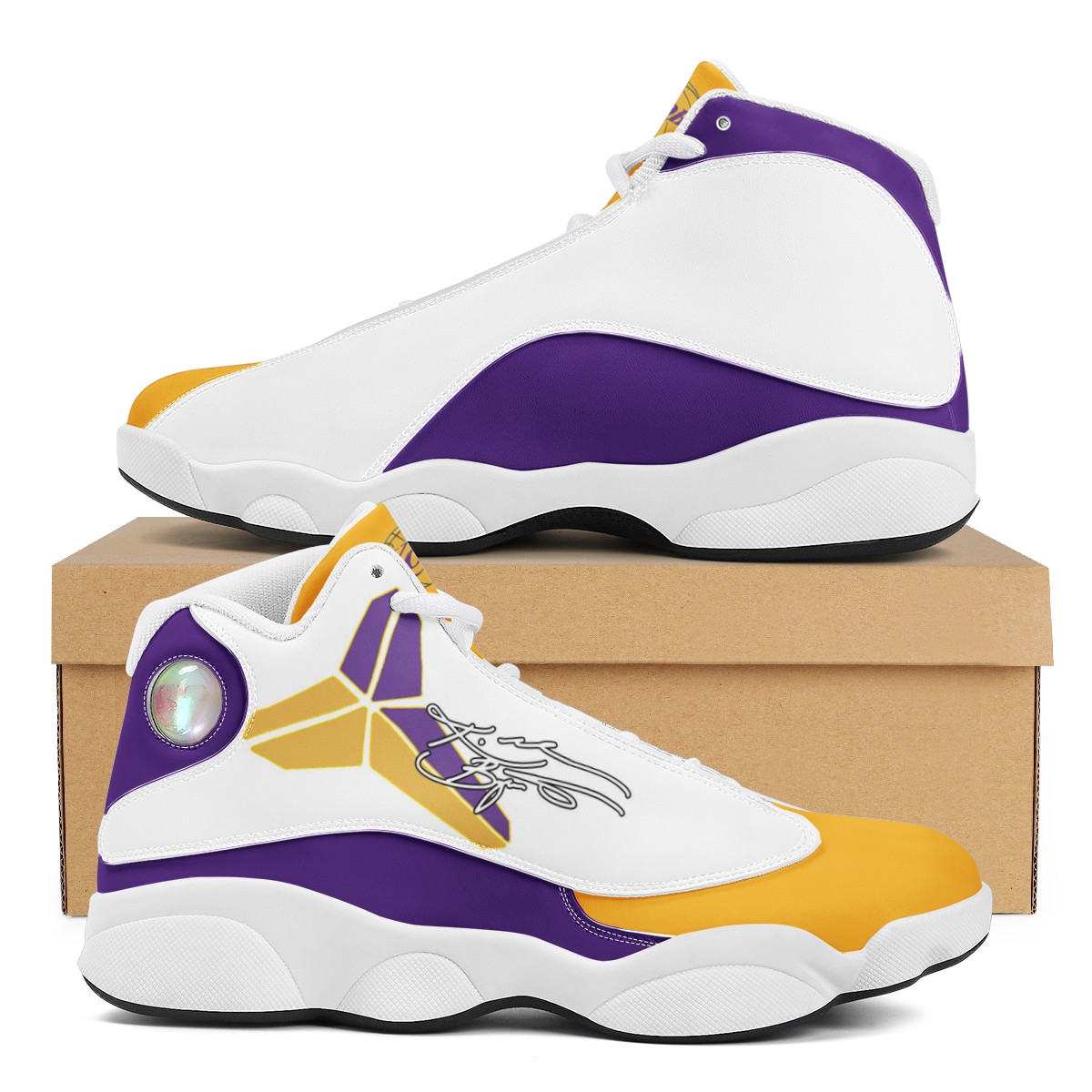 Women's Los Angeles Lakers Limited Edition JD13 Sneakers 002